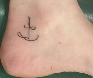 Voet Buddha Anker Tattoo Mindfulness Enschede 